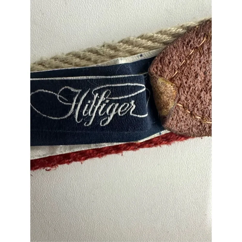 Tommy Hilfiger Vegan Leather Belt Size 31” See Description